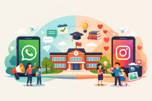 WhatsApp e Instagram del AMPA