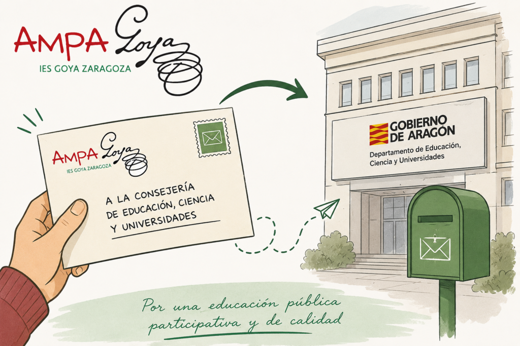 El AMPA del IES Goya solicita garantías para las actividades extraescolares