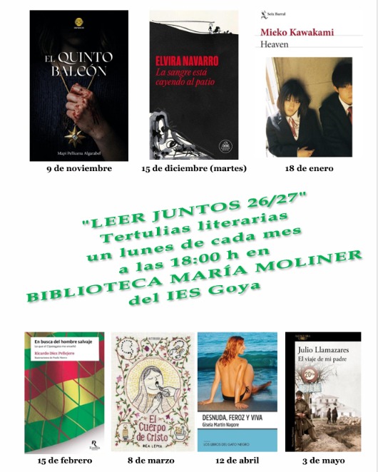 ¡Vuelve «Leer juntos» al IES Goya!